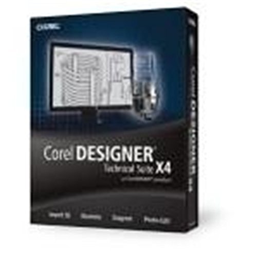 Corel Designer Technical Suite X4, Win, CROM, UPG, EN - Software de diseño automatizado (CAD) (Win, CROM, UPG, EN, ENG, 1200 MB, 512 MB, Pentium III, 800 MHz / AMD Athlon XP)