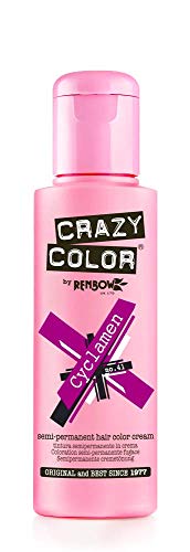 Crazy Color Cyclamen Nº 41 Crema Colorante del Cabello Semi-permanente