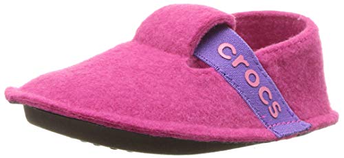Crocs Classic Slipper K, Zapatillas de estar por casa, Unisex Niños, Rosa (Candy Pink), 24-25 EU