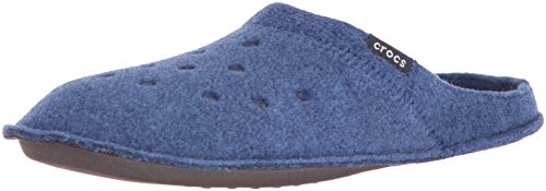Crocs Classic Slipper, Zapatillas de Estar por casa Unisex Adulto, Azul (Cerulean Blue/Oatmeal), 45/46 EU