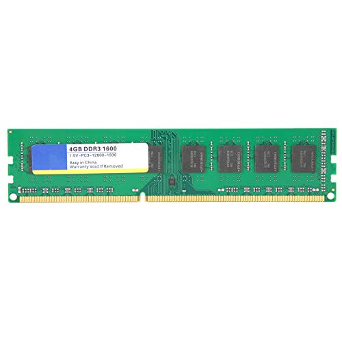 DDR3 1.5V 240PIN Memoria de computadora de Escritorio Barra de Memoria de computadora Módulo de Memoria de 1600Mhz Fácil de conectar para Juegos de Trabajo