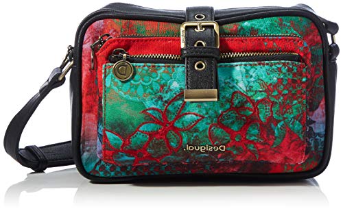 Desigual Accessories Fabric Across Body Bag, Bolsa para Cuerpo Mujer, rojo, U
