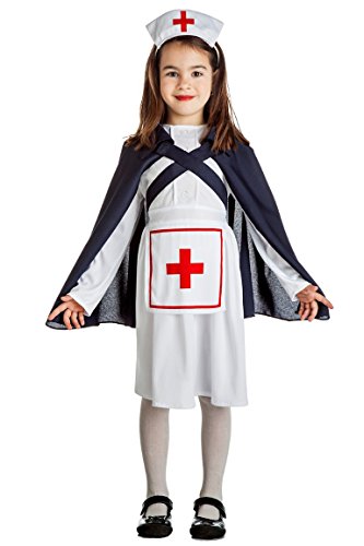 Disfraz de Enfermera Ejército IIGM para niña