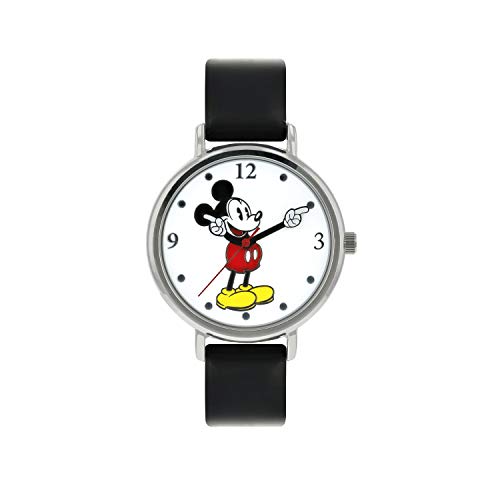 Disney Reloj Análogo clásico para Unisex de Cuarzo con Correa en Cuero MK1315