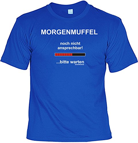 Divertido Sprüche – Camiseta Morgenmuffel Fb Color Azul, hombre mujer, azulón, 60
