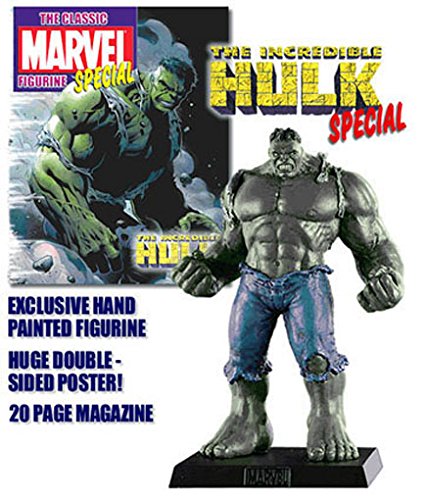 Eaglemoss Figura de Plomo Marvel Figurine Collection Especial Hulk Variante Gris