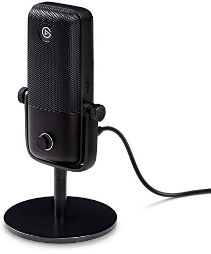 Elgato Wave:1 Micrófono Condensador USB de Calidad y Solución de Mezcla Digital, Tecnología Antisaturación, Botón de Muteo, Streaming y Podcasting