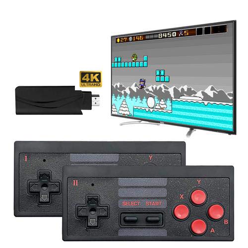 Ewha Consola de Juegos clásica incorporada 628, HD HD TV Mini asa inalámbrica Bluetooth NES Consola de Juegos clásica nostálgica Familiar Y2