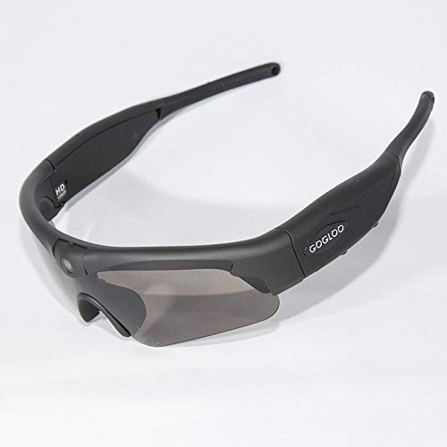 Gafas de sol de alta gama con cámara integrada, grabación de vídeo Full HD 1080p, WiFi, filtro UV400, para deporte, pesca, esquí, adaptable para gafas de prescripción...