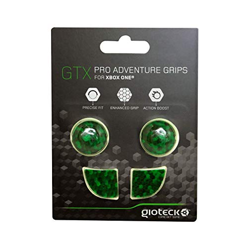 Gioteck Thumb Grips - Protector Joystick Xbox One Antideslizante Mando Xbox One Camo Verde Cube