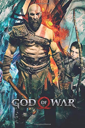 God Of War: ⭐⭐⭐⭐ 120 Empty Pages notebook With Lines Size 6x9