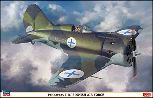 Hasegawa Finnish Air Force 1:32 Polikarpov I-16 Fuerza Aérea Finlandesa, Multicolor (HST08254)