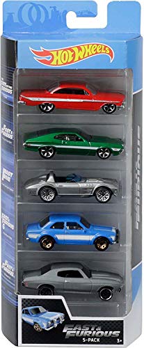 Hot Wheels - Fast and Furious Pack de 5 coches de juguete para niños +3 años (Mattel GGH46) , color/modelo surtido