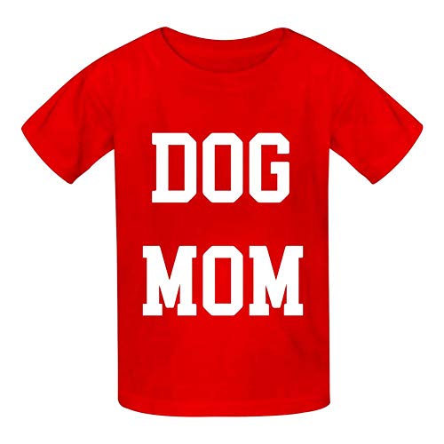 Ialv Wang Dog Mom - Camiseta para niños y niñas