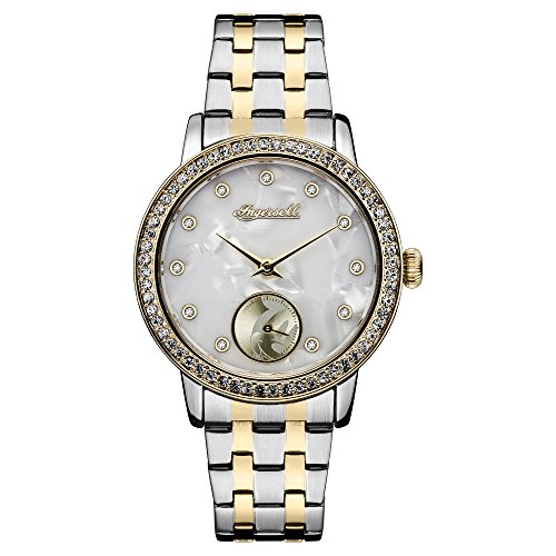 Ingersoll Disney Women's Union Quartz Watch with Mother of Pearl Dial and Two-Toned Stainless Steel Bracelet ID00801