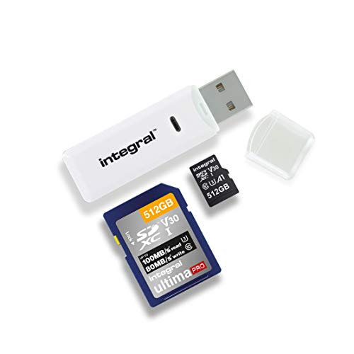 Integral Memory Dual Slot - Lector de Tarjetas de Memoria (USB, SD, microSD, 480 MB/s), Blanco