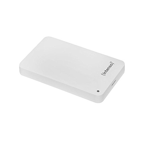Intenso 6021561 - Disco Duro portátil (1 TB, 2.5", USB 3.0), Color Blanco
