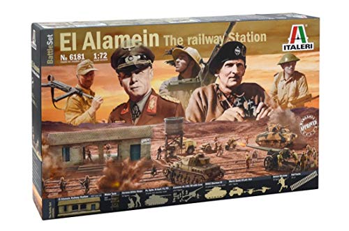 Italeri 6181 1: 72 WWII: El Alamein Battle Railway St., Vehículo