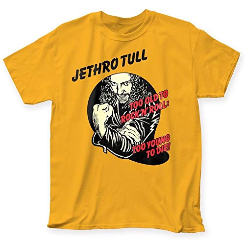 Jethro Tull Too Old to Rock 'n' Roll Too Young to Die Album Cover T-Shirt Top