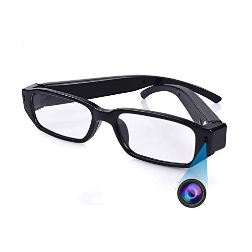Kamrea - Cámara de gafas, HD 1080P, mini cámara, grabadora de vídeo, gafas portátiles con vídeo, foto y grabación de sonido