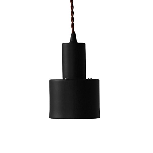 KMMK Novely Candelabros: candelabro, luz de techo, posmoderno, de una sola cabeza, loft, decorado con iluminación cruzada de latón para sala de estar/dormitorio/pasillo/pasillo,Negro