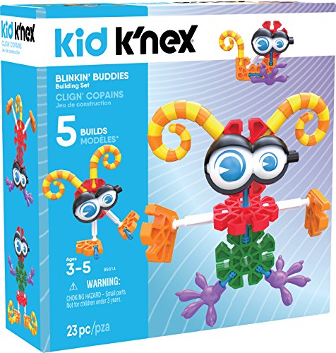 K'nex Juguete de construcción, Infantil, con Forma de muñeco Que guiña, Educativo, Preescolar, de 23 Piezas, para Mayores de 3 años
