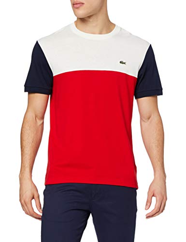 Lacoste Th5103 Camiseta, Rojo (Rouge/Farine-Marine Typ), XXX-Large (Talla del Fabricante: 8) para Hombre