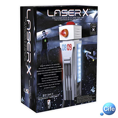 Laser X- Torre de Control, Color Blanco/Gris (Cife Spain 98236)