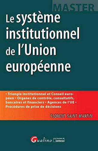 Le système institutionnel de l'Union européeenne (Master)