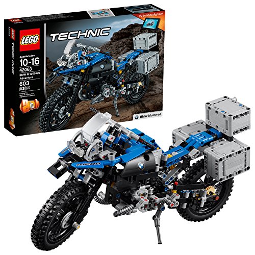 LEGO Technic 42063 - Kit de construcción para BMW R 1200 GS Adventure (603 piezas)