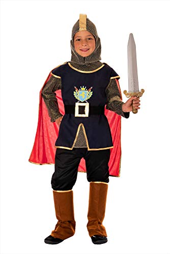 Magicoo - Disfraz de caballero medieval para niños, talla 110 hasta 140 – Disfraz de caballero para niños (110/116)