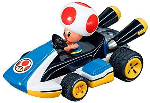 Mario Kart Nintendo Figura Pull Speed Toad, Multicolor, Talla Única (Carrera 9.00315E+12)