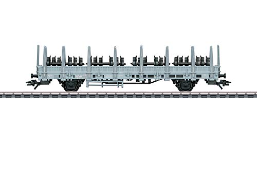 Märklin Type KS Stake Car Vagón - Partes y Accesorios de Juguetes ferroviarios (Vagón,, 15 año(s), Azul, HO (1:87), 15,7 cm)
