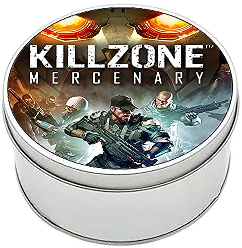 MasTazas Killzone Mercenary Caja Redonda Lata Round Metal Tin Box