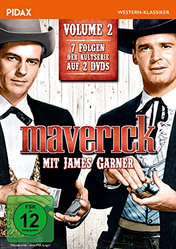 Maverick, Vol. 2 / Weitere sieben Folgen der legendären Westernserie mit James Garner + Bonusfolge mit Clint Eastwood (Pidax Western-Klassiker) [2 DVDs] [Alemania]