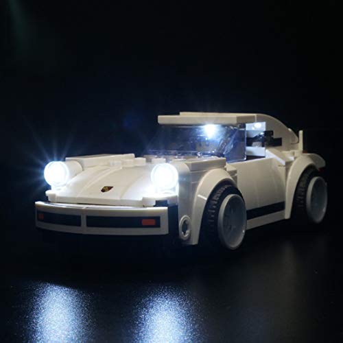 Mecotecn Kit de Luz LED para Lego 75895 Speed Champion - 1974 Porsche 911 Turbo 3.0 (Modelo Lego No Incluido)