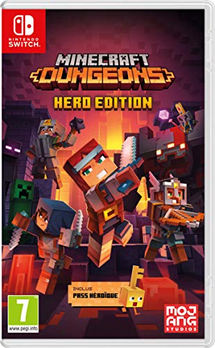 Minecraft Dungeons - Hero Edition (Heroic Pass incluido) - Juego de Nintendo Switch