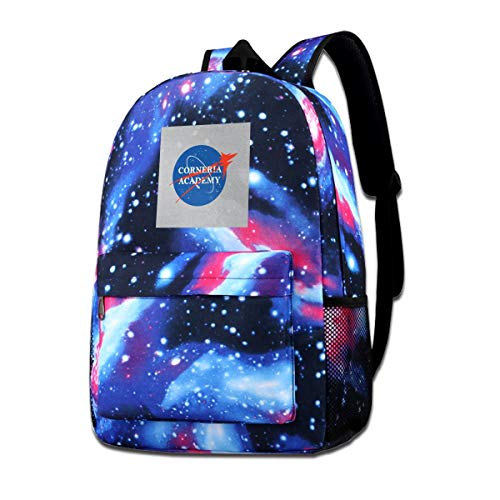 Mochila con estampado de galaxia Corneria Starfox NASA Mix Fashion Casual Star Sky para niños y niñas