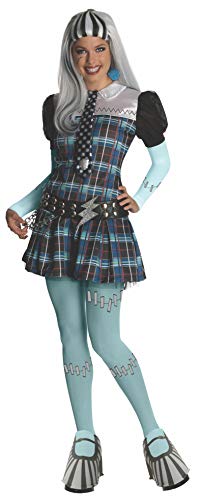 Monster High - Disfraz de Frankie Stein para mujer, Talla única adulto (Rubie's 880700)