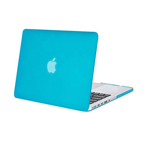 MOSISO Funda Dura Compatible con MacBook Pro 13 Retina A1502 / A1425 (Versión 2015/2014/2013/fin 2012), Ultra Delgado Carcasa Rígida Protector de Plástico Cubierta, Aguamarina