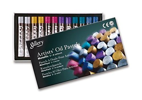 MUNGYO Galería del petróleo Pasteles Caja de cartón Conjunto de 12 Estándar - Metalizado Colores