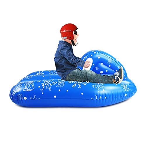 N \ A Tubo de Nieve, Trineo de Nieve Inflable, Tubo de Nieve Resistente Fabricado con Material espesante de 0,6 mm, Juguetes de Nieve para niños y Adultos al Aire Libre