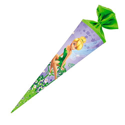 Nestler Cucurucho escolar Disney Fairies 2016, bolsa de caramelos escolar, para niños, tamaño: 70 cm
