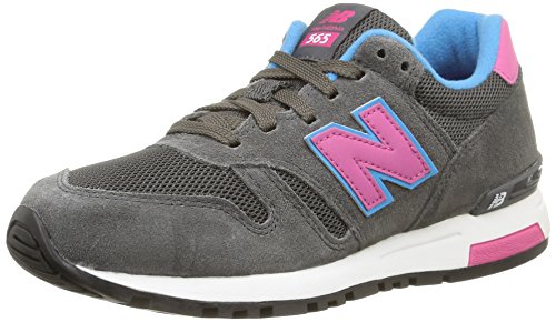 New Balance 565 Sneakers, Zapatillas para Mujer, Gris (Grey/Pink/Blue), 38 EU