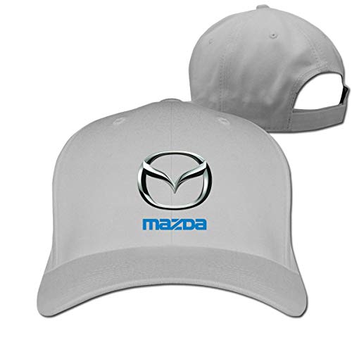 New Custom Mazda Logo Geek 100% Organic Cotton Peak Cap for Girls Casquette Black,Sombreros y Gorras