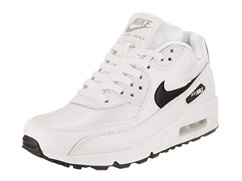 Nike Wmns Air MAX 90, Zapatillas de Running Mujer, Blanco (White/Black/Reflecting Silver 137), 42.5 EU