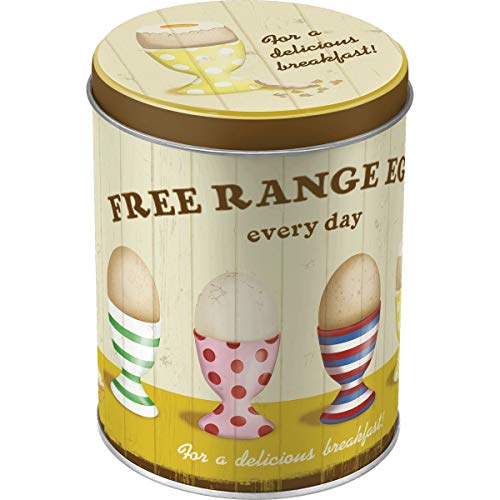 Nostalgic-Art Caja Redonda de Stock - Free Range Eggs