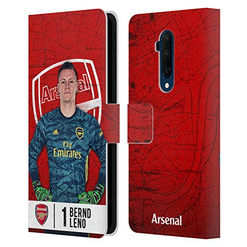 Official Arsenal FC Bernd Leno 2019/20 First Team Group 1 Leather Book Wallet Case Cover Compatible For OnePlus 7T Pro