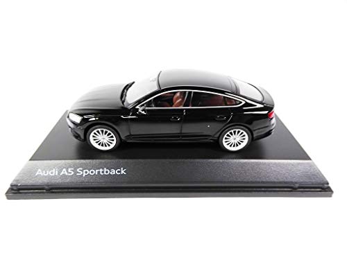 OPO 10 - Coche 1/43 Spark Compatible con Audi A5 Sportback Negro (5033)