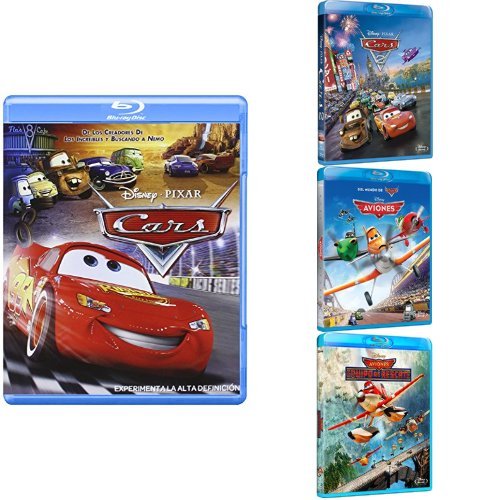 Pack Los Pixar Más Veloces ( Cars + Cars 2 + Aviones + Aviones Equipo De Rescate)  [Blu-ray]